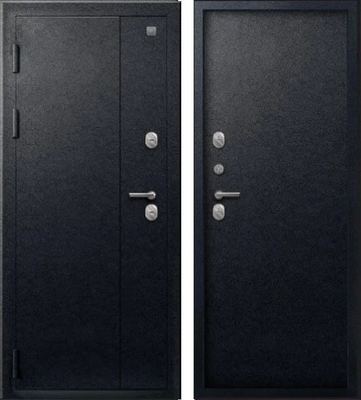 Фото Дверь Термо-111 Черный муар - Черный муар DIS007367