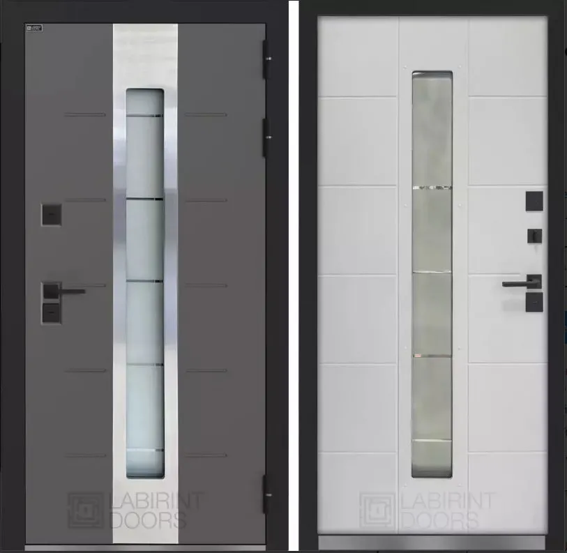 Фото Дверь TUNDRA Plus с терморазрывом и стеклопакетом DIS007134